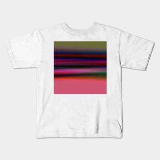 red blue green pink texture art Kids T-Shirt